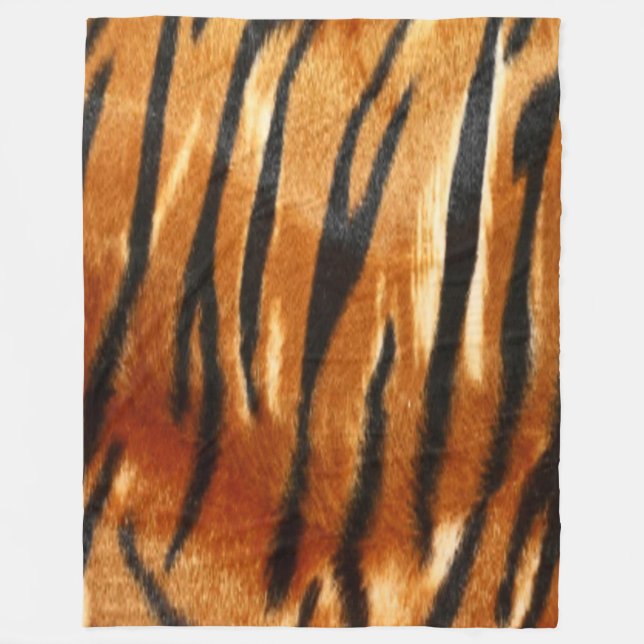 COUVERTURE D'OUATINE DE PEAU DE TIGRE (Devant)
