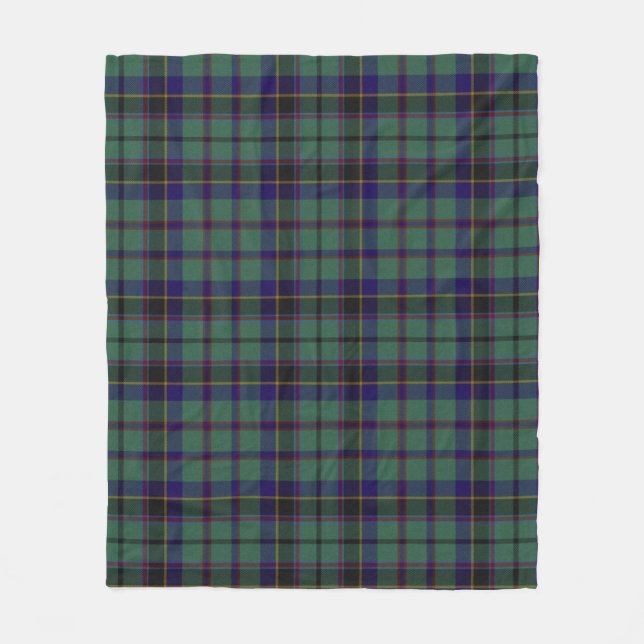 Couverture d'ouatine de plaid de tartan de clan de (Devant)