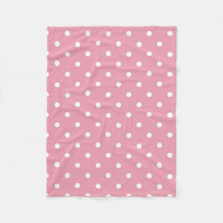 Couverture d'ouatine de point de polka de rose