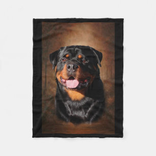 Couverture d'ouatine de rottweiler