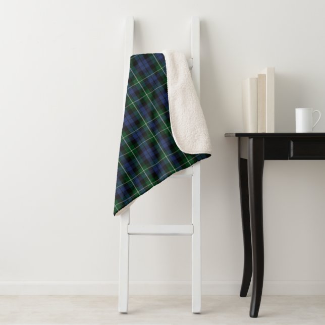 Couverture d'ouatine de Sherpa de plaid de (En situation)