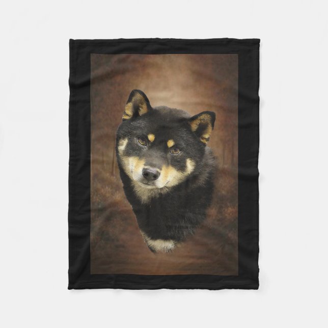 Couverture d'ouatine de Shiba Inu (Devant)