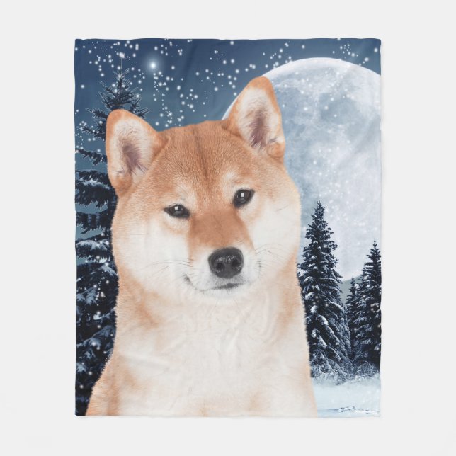 Couverture d'ouatine de Shiba Inu (Devant)