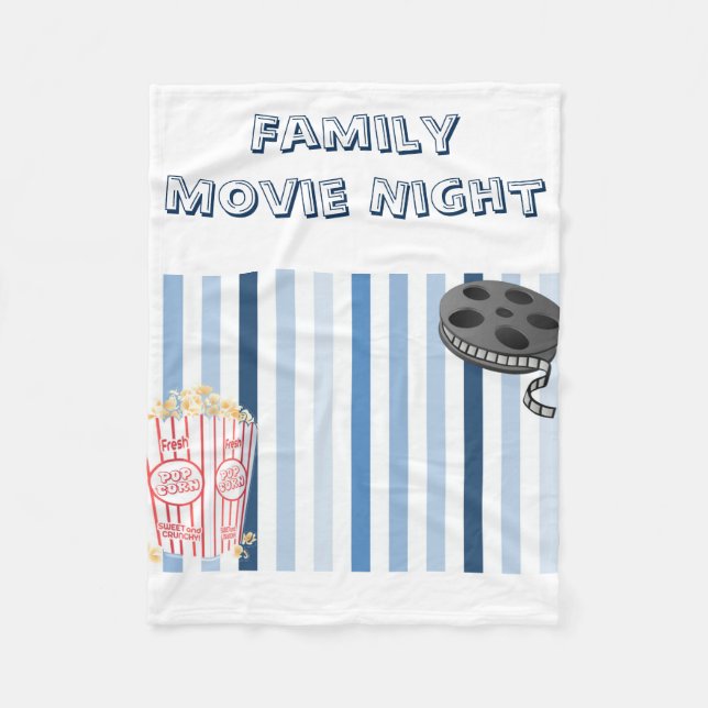Couverture d'ouatine de soirée cinéma de famille (Devant)
