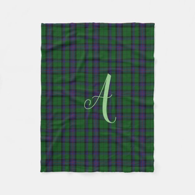 Couverture d'ouatine de tartan d'Armstrong (Devant)