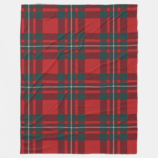 Couverture d'ouatine de tartan de MacGregor (Devant)