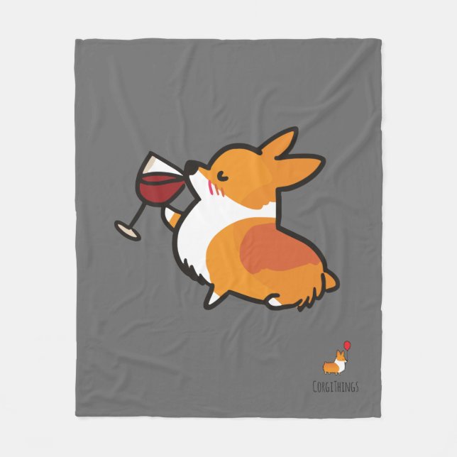 Couverture d'ouatine de vin de corgi (Devant)