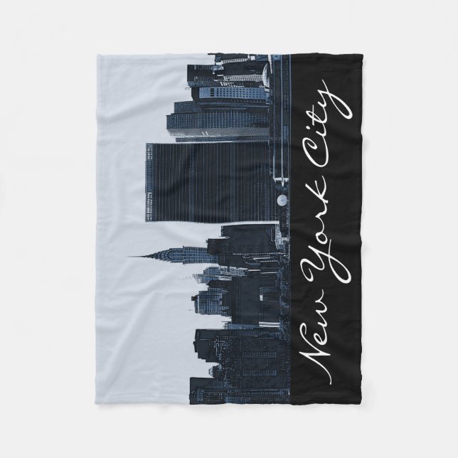 Couverture d'ouatine d'horizon de New York (Devant)