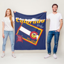 Couverture d'ouatine du Colorado