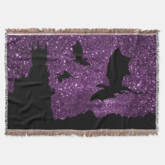 Couverture Dragons volants, Imaginaire de falaise violette