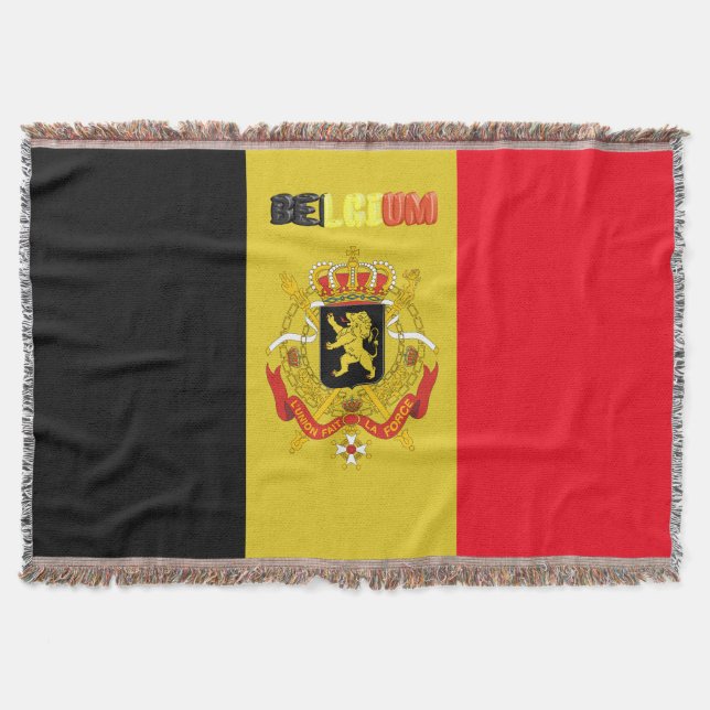 Couverture drapeau belge (Devant)