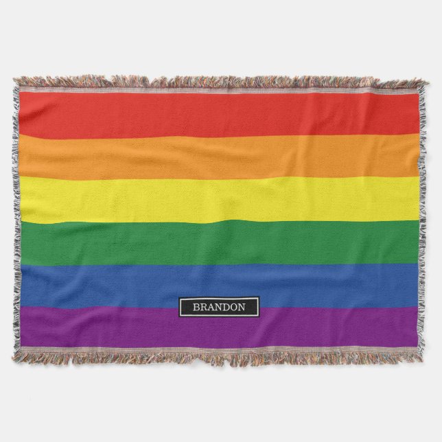 Couverture Drapeau d'arc-en-ciel de gay pride (Devant)