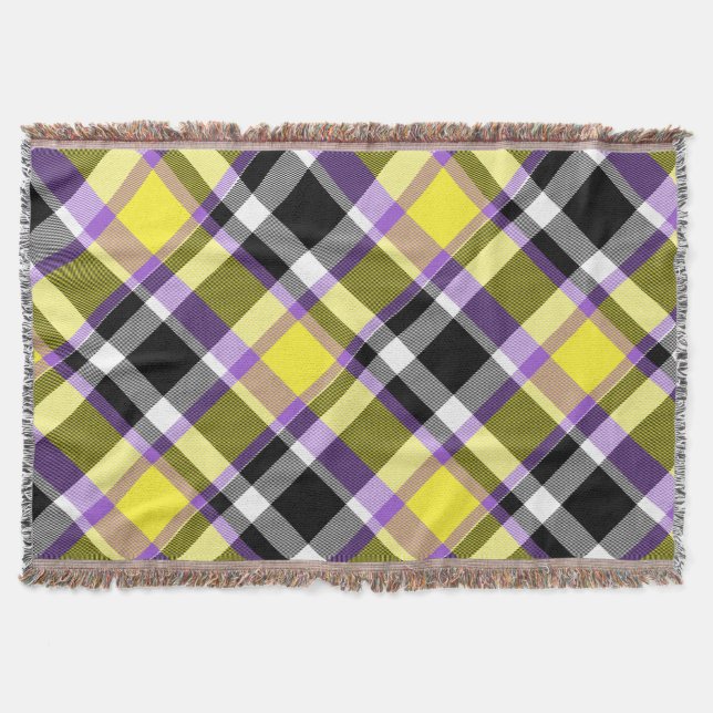 Couverture Drapeau de fierté éclectique boho non binaire à ca (Devant)