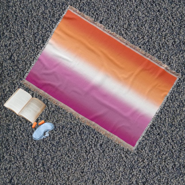 Couverture Drapeau de la fierté lesbienne à dégradé – Drapeau (Créateur téléchargé)