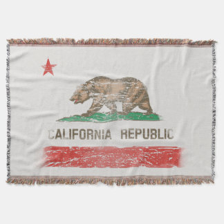 Couverture Drapeau d'état de la Californie affligé par cru