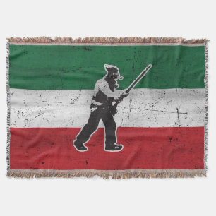 Couverture Drapeau Québec et Patriote Henri Julien érodé