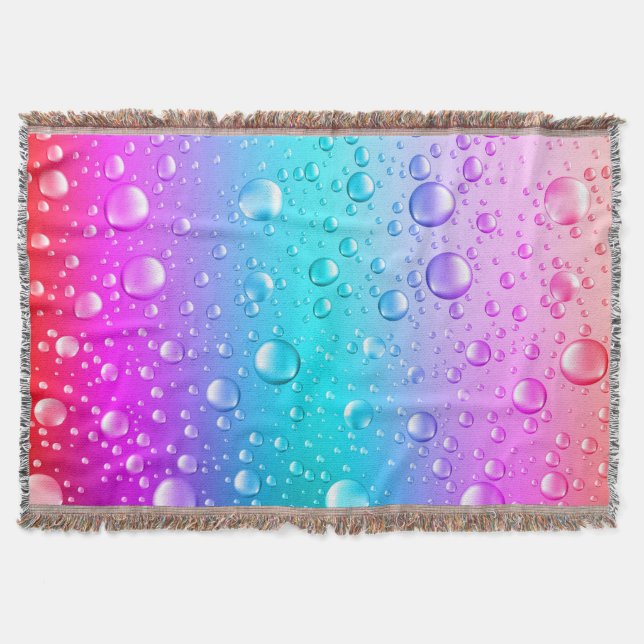 Couverture Droplets d'eau rose et bleu d'Aqua (Devant)