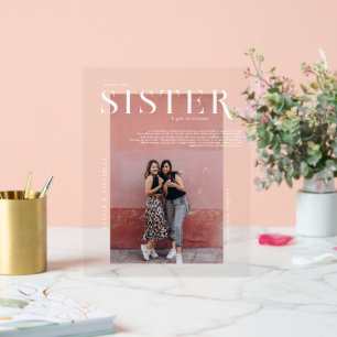 Couverture du magazine   Cadeau Pour Soeurs Photo