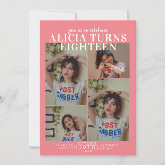 Couverture du magazine Invitation d'anniversaire