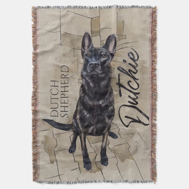 Couverture Dutch Shepherd - Illustration utchie (devant Vertical)