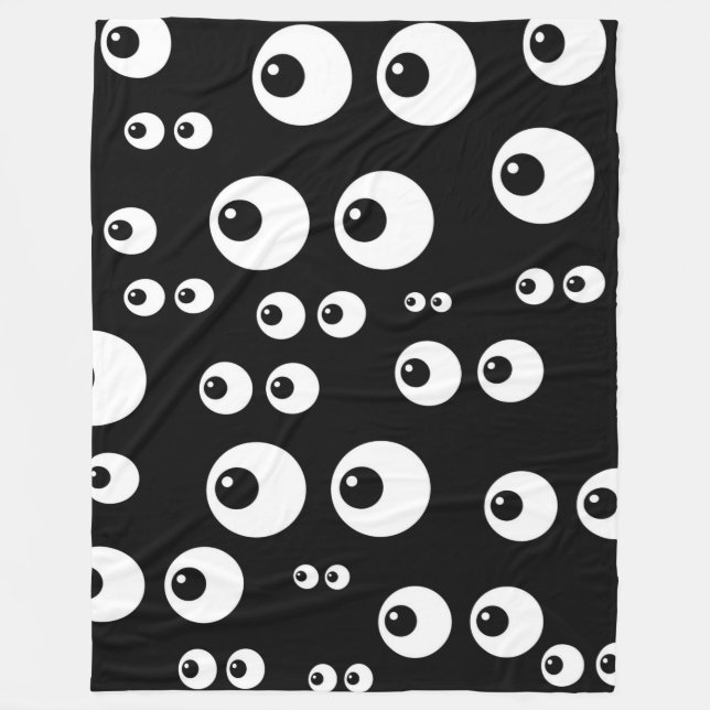 couverture d'yeux blancs noirs (Devant)