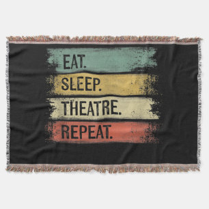 Couverture Eat Sleep Theatre Repeat Theater Tech Toxits