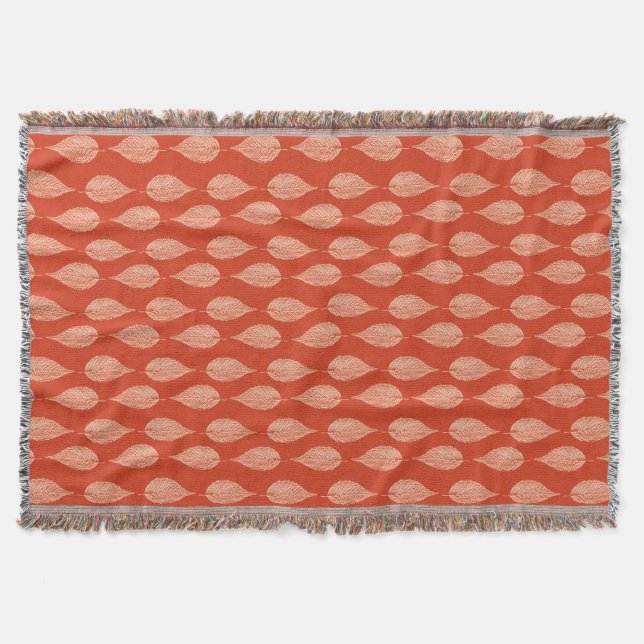 Couverture Écran Feuille de hêtre, Mandarin Orange (Devant)