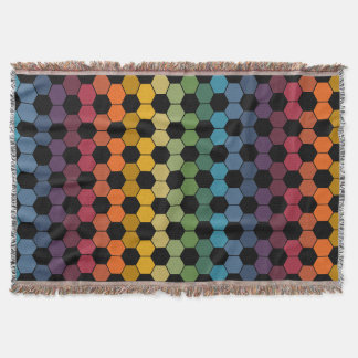 Couverture Empreinte à bille de football Earthy Rainbow