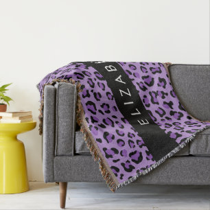 Couverture Empreinte de léopard, Spots, Leopard Violet, Votre