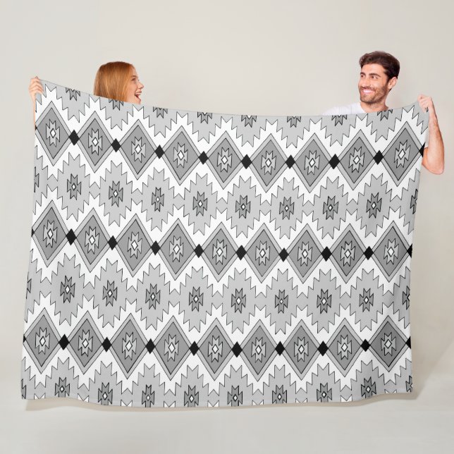 Couverture en laine Native American (En situation)