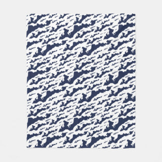 Couverture en laine polaire de Fishers Island – Bl