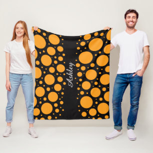 Couverture en laine polaire personnalisée Cercles