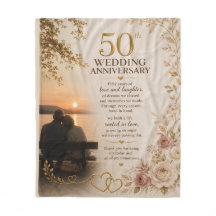 Couverture en laine polaire pour anniversaire de m