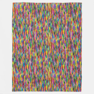 Couverture en peluche arc-en-ciel