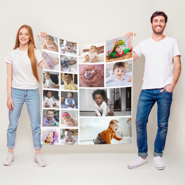 Couverture en polaire (En situation)