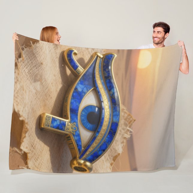 Couverture en polaire (En situation)