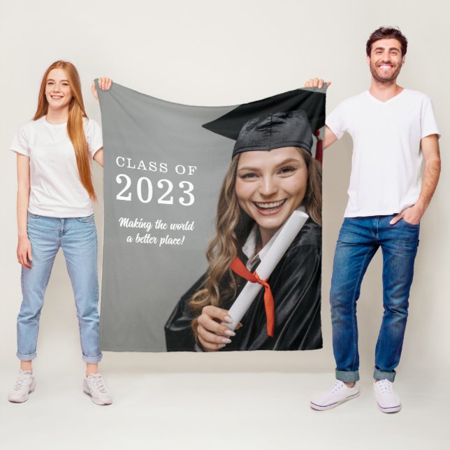 Couverture en polaire (En situation)