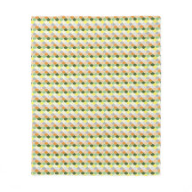 Couverture en polaire avec coquilles de couleur pe