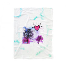 Couverture en polaire chaleureuse