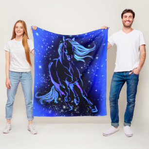 Couverture en polaire Cheval