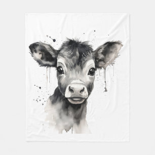 Couverture en polaire "Cosy Cow" - Snuggle Up in S