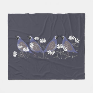 Couverture en polaire de caille