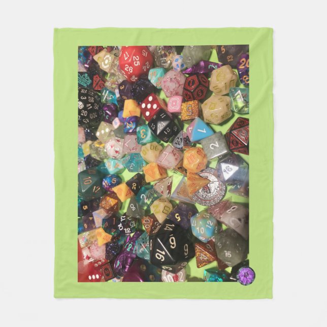 Couverture en polaire de dés (Devant)