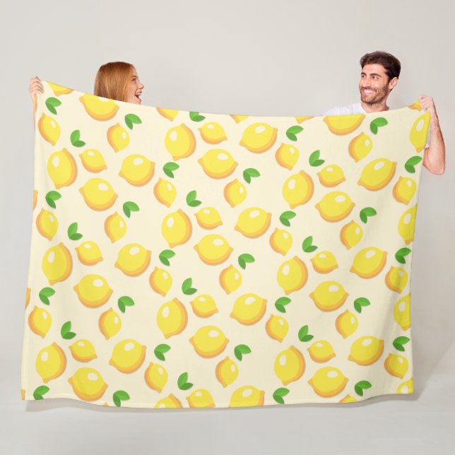 Couverture en polaire de fruits (En situation)
