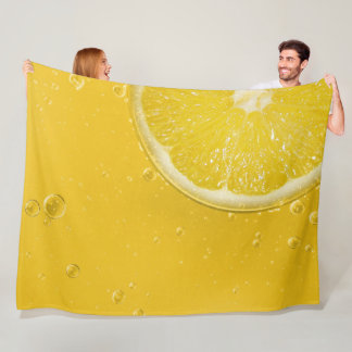 Couverture en polaire de fruits