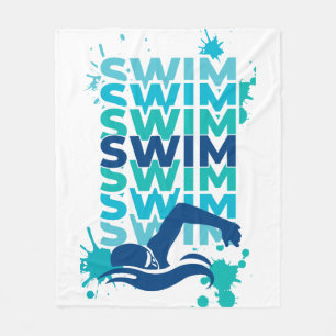 Couverture en polaire de natation