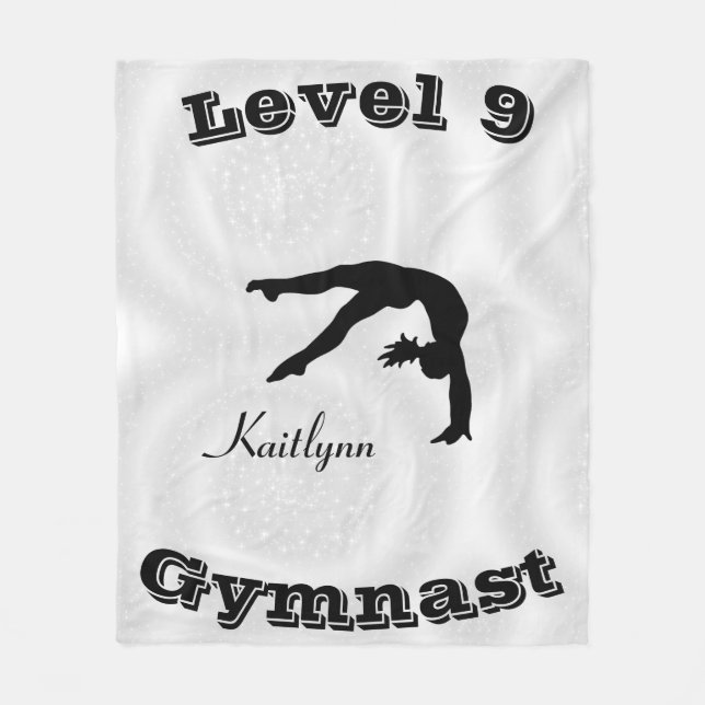 Couverture en polaire de niveau gymnaste avec son  (Devant)