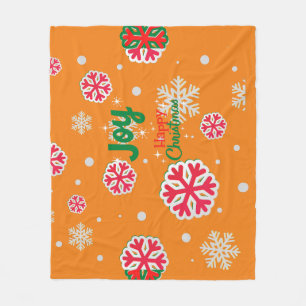 Couverture en polaire de Noël