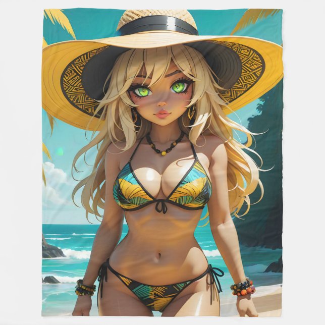 Couverture en polaire Dollz Vixen (Devant)