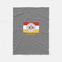 Couverture en polaire gris PERSONNALISÉE avec doss